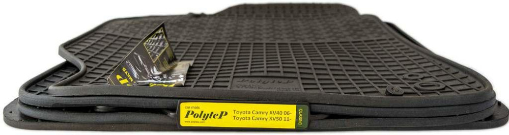 Килимки салону гумові Toyota Camry XV40 06-/ XV50 11-, к-т (4шт.) Київ - фото 1