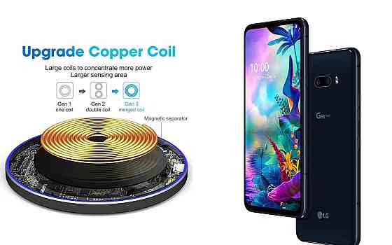 Беспроводное зарядное устройство Copper до 30W для Infinix Note 30 Pro, USB-C, LED Киев