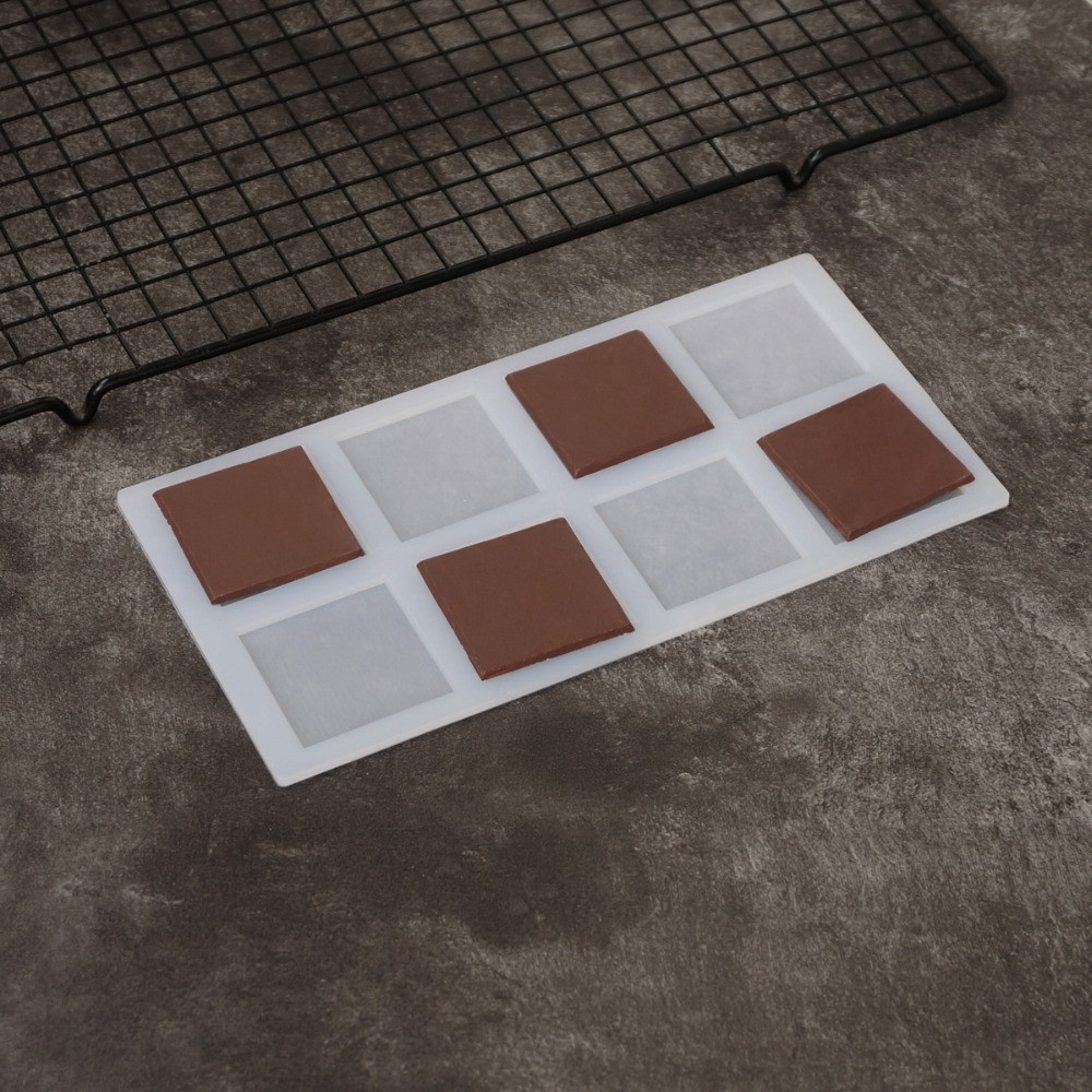 Молд силиконовый Квадраты 226 на 113 мм серый Киев - изображение 1