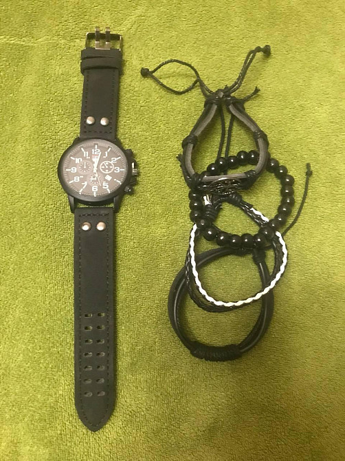 Часы мужские LIANDU Black + браслеты Киев - изображение 5