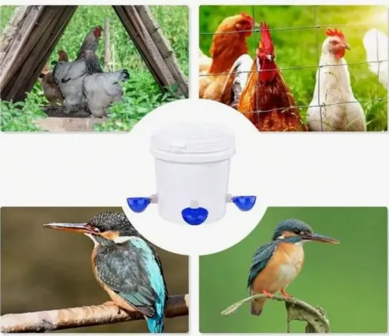 Автоматическая капельная поилка для кур 5 шт Коломия