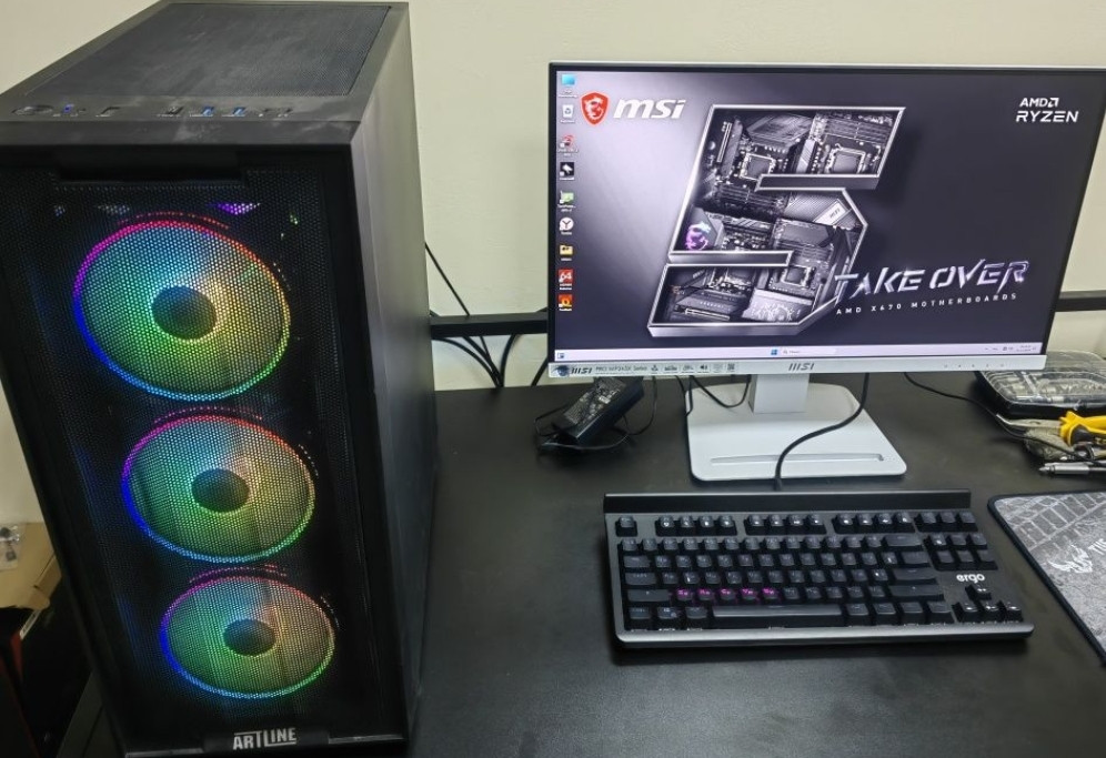 Игровой ПК Ryzen 5 7600x 16Gb. SSD 500 / DDR5 RTX 4060Ti 16Gb. Киев - изображение 2