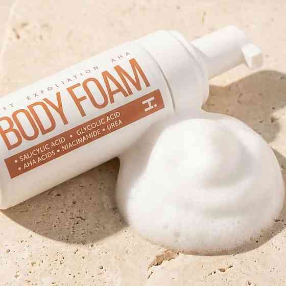 Мягкая отшелушивающая пенка с кислотами для тела Soft Exfoliation AHA Body Foam Hillary 150 мл Киев