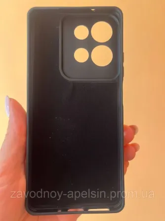 Motorola Moto G75 Силиконовый чехол Защита камеры (черный) Одесса