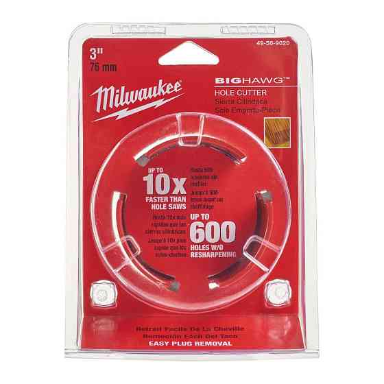 Коронка по дереву MILWAUKEE BIGHAW діаметр 76мм Одеса