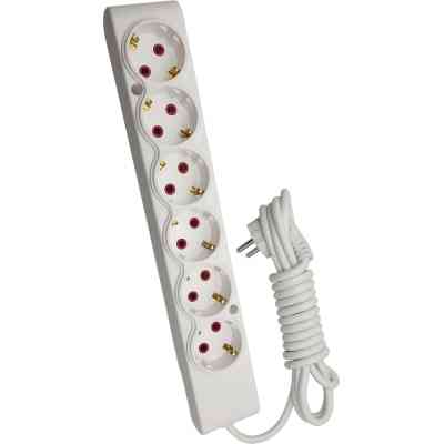 Сетевой удлинитель TECCO 3м 6 постов white (8681277842313) Винница