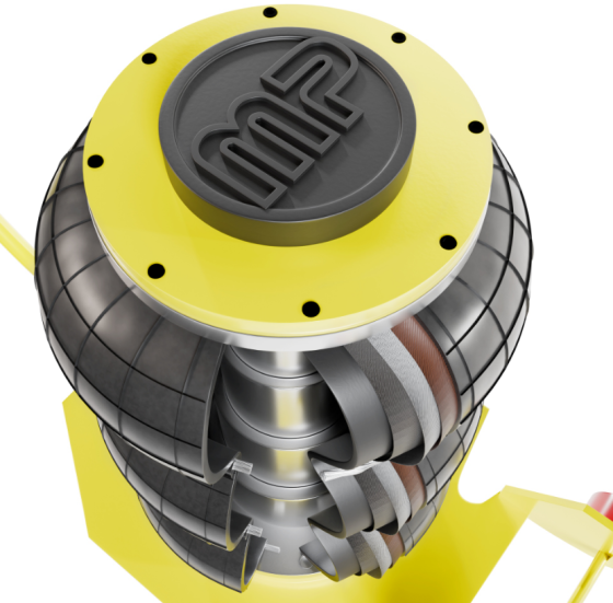 Пневмодомкрат 3,5т 130-430мм Majster Polska (Польща) Київ