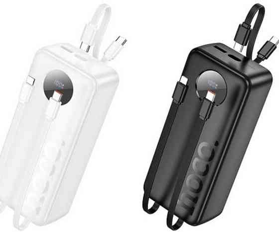 Зі швидкою зарядкою та вбудованими кабелями 30000mAh HOCO J132B є ОПТ Киев