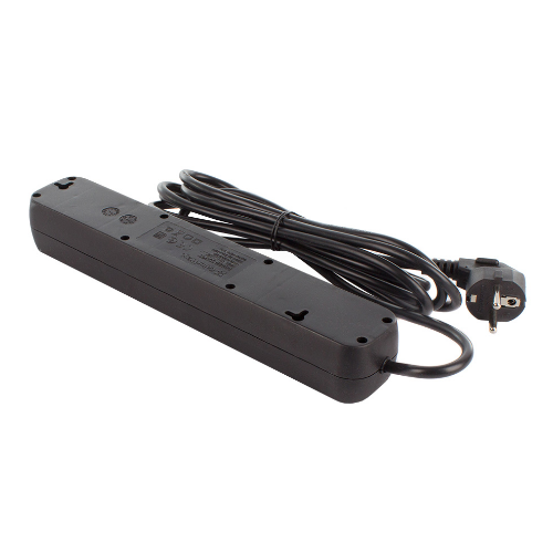 Фільтр мережевий 5 розеток 2м чорний CW-PSEA52BK ColorWay Житомир - фото 2