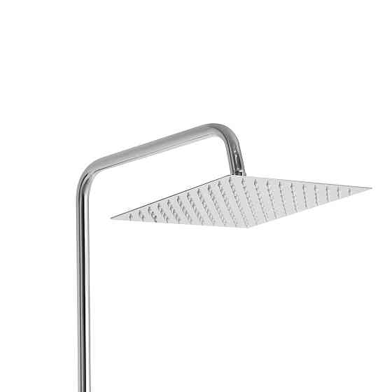 Душова система універсальна Qtap Plava на три споживачі (з виливом) з поличкою QT1005CRM Chrome Київ