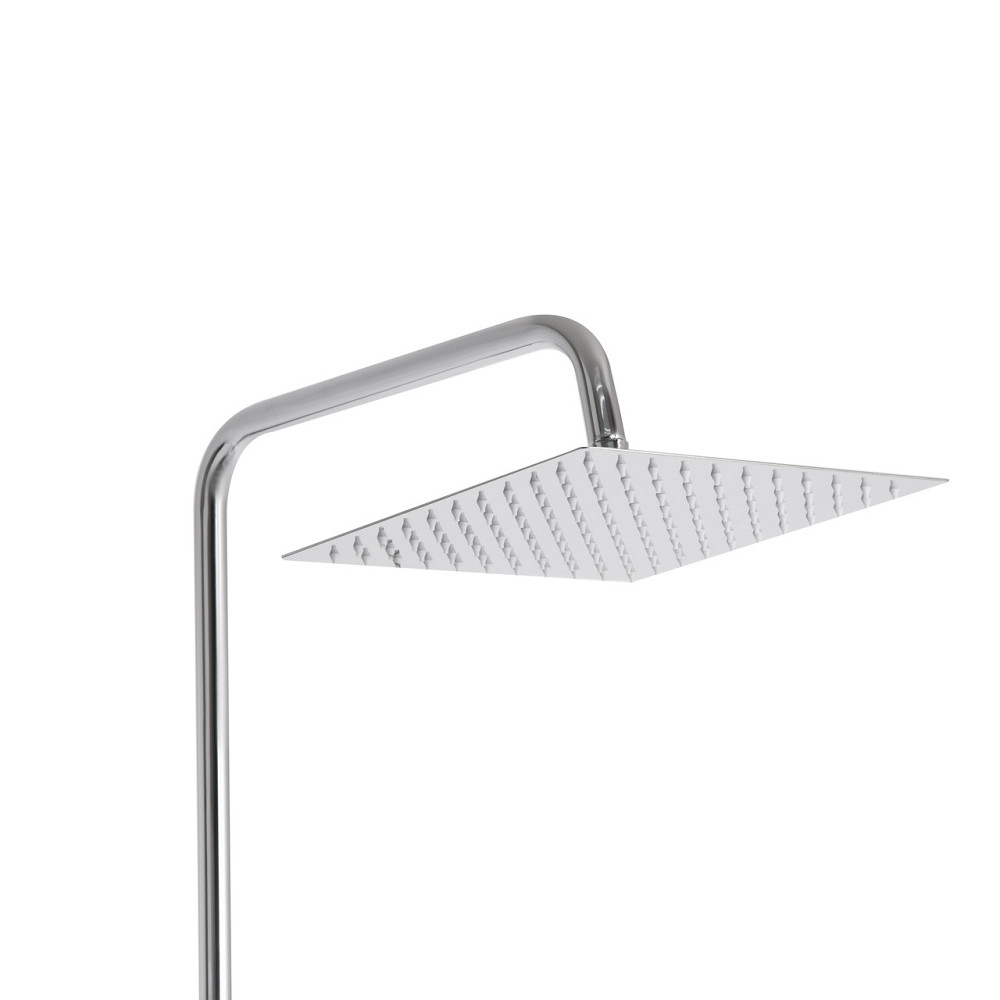 Душова система універсальна Qtap Plava на три споживачі (з виливом) з поличкою QT1005CRM Chrome Київ - фото 6