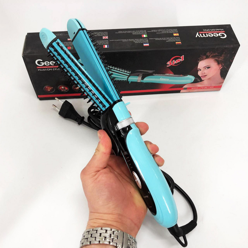 Щипцы для завивки и объема, Плойка спиральная для завивки волос Плойка кудрей HM-56 Львов - изображение 3