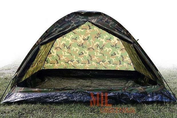 Туристична Палатка тримісна з чохлом до Mil-Tec від Sturm "Iglu Standard" (14215020) Woodland Нововолинськ - фото 3