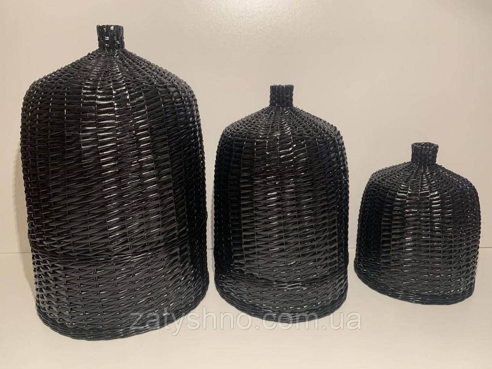 Набор черных плетеных люстер Киев - изображение 1