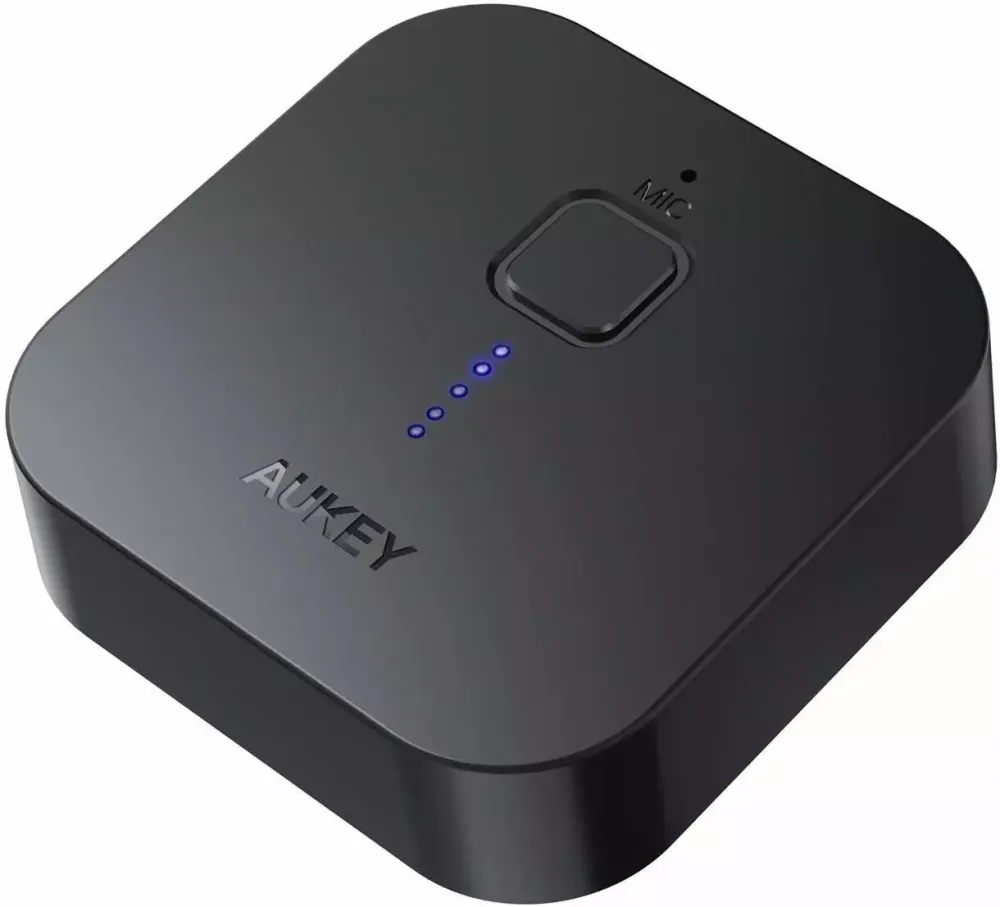 Bluetooth аудіоресивер + трансмітер BT-13, Black Бездротовий аудіомузикальний адаптер AUKEY Bluetoot Полтава - фото 1