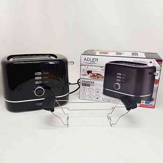Вертикальний тостер для тостів Adler AD 3224 850Вт, Якісний сендвіч-тостер, Тостер для офісу та кафе PC-67 Львів
