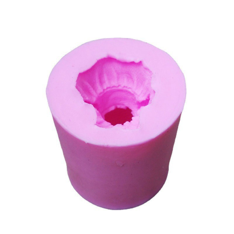 Молд силиконовый Мишка девочка 48 на 55 мм розовый Киев - изображение 6