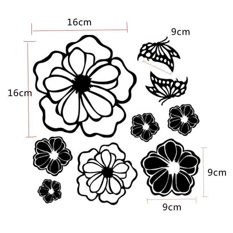 Наклейки на меблі 30 на 30 см чорний Київ - фото 2