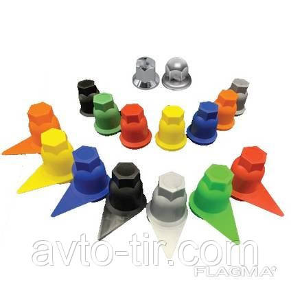 Ковпачок пластиковий на гайку колеса 32/33 мм 1416 Луцьк - фото 1