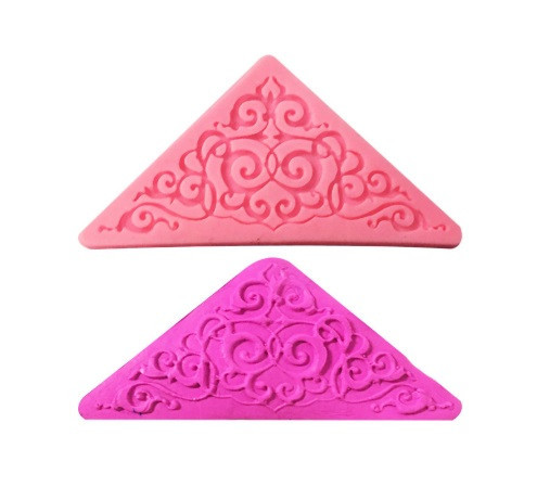 Молд силиконовый Абстракция 105 на 77 на 77 мм розовый Киев - изображение 1
