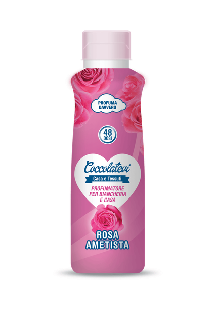 Парфюм для стирки и универсальное моющее средство Coccolatevi Profumatore Rosa Ametista 300 мл Львов - изображение 1
