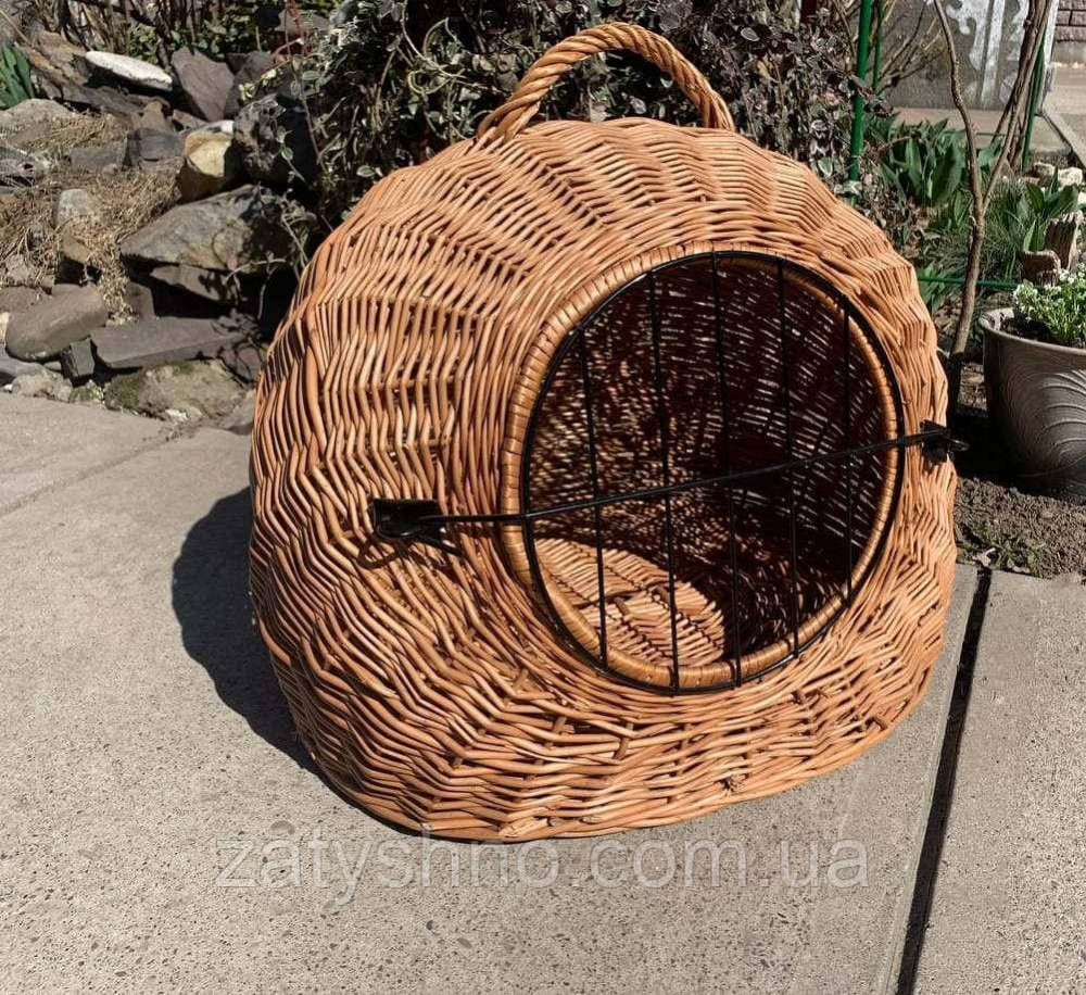 Кошик для кота переноска натуральна Київ - фото 5