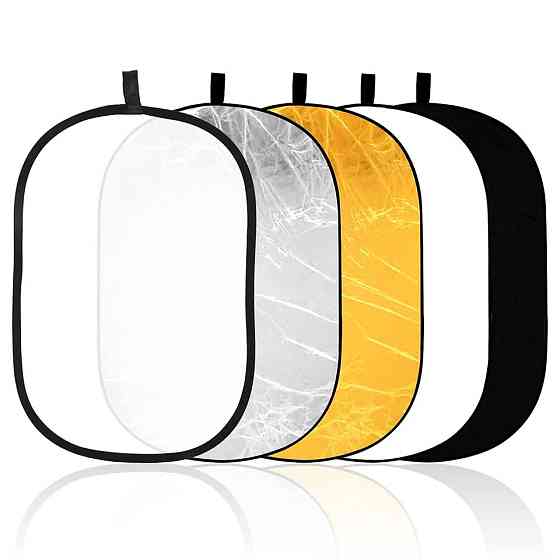 Рефлектор відбивач світла для фото овальний 5в1 60x90см AC Prof RO6090 Київ