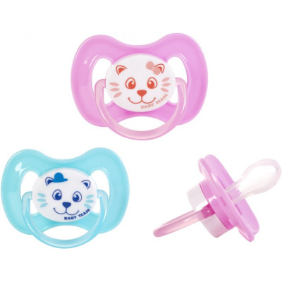 Пустушка Baby Team силіконова,класична, 0+ міс (3007_рожевий) Вінниця - фото 5