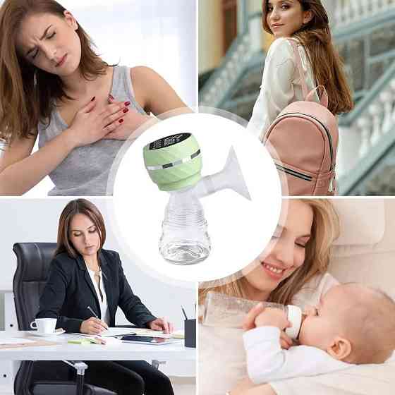 Електричний молоковідсмоктувач із соскою від USB,Zhibao,Зелений SBR Київ