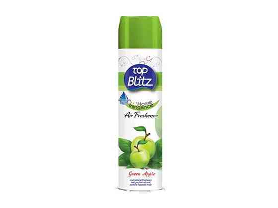 Освежитель воздухозатра 300мл спрей GREEN APPLE ТМ TOP BLITZ Киев