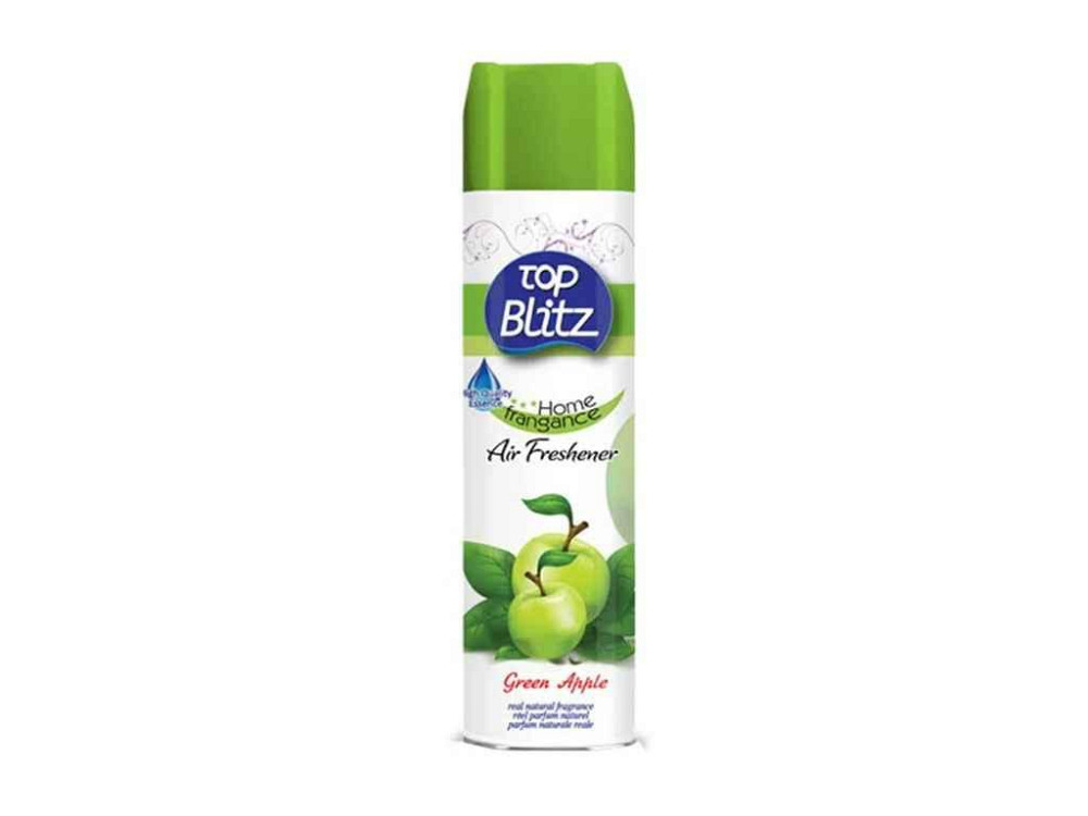 Освежитель воздухозатра 300мл спрей GREEN APPLE ТМ TOP BLITZ Киев - изображение 1
