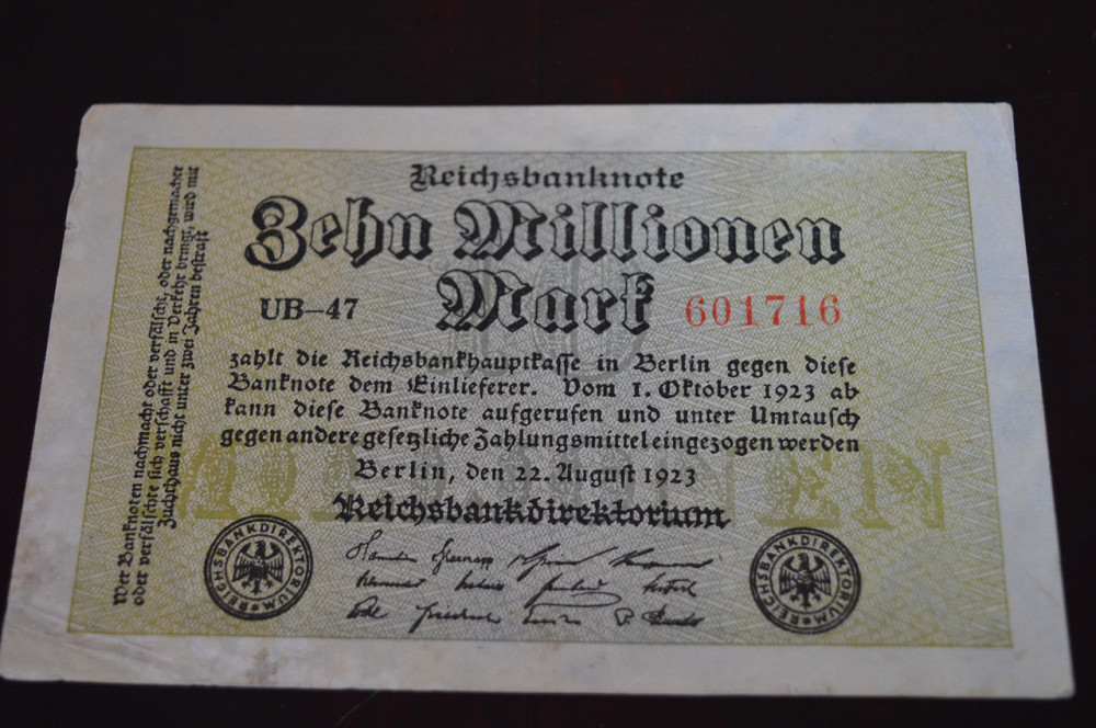 Германия, 10000000 марок (10 миллионов), 1923 г (601716) Полтава - изображение 1