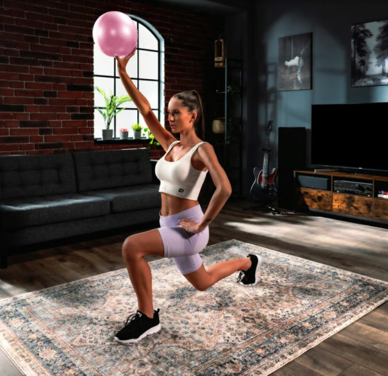 Фітбол Hop-Sport 25см рожевий Київ