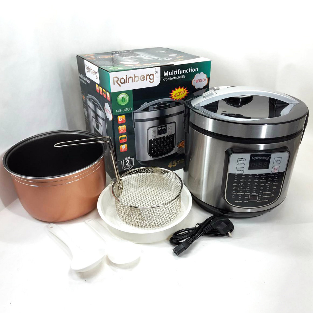 Бюджетная мультиварка Rainberg, Экономичная мультиварка для домашнего использования ZV-52 Львов - изображение 5