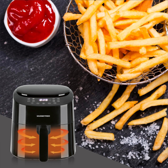 Аерофритюрниця GOURMETmaxx 11822 4.5 л Луцк - изображение 5