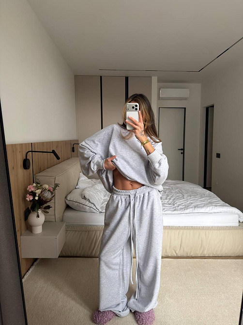 Женский повседневный костюм двойка турецкая петля Меланж Одесса - изображение 9