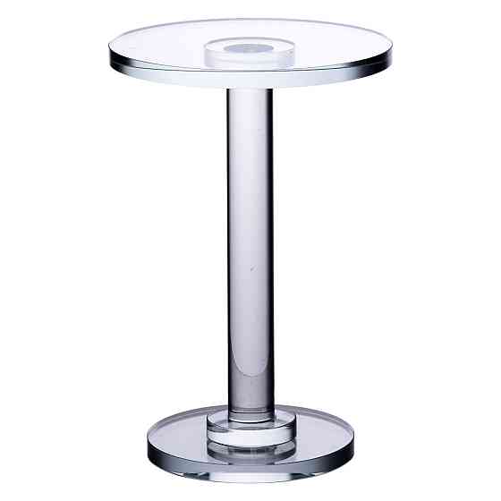 Yiwu Тортівниця скляна на ніжці 12×18 см кругла стійка для торта, капкейків HP-4-68M Киев