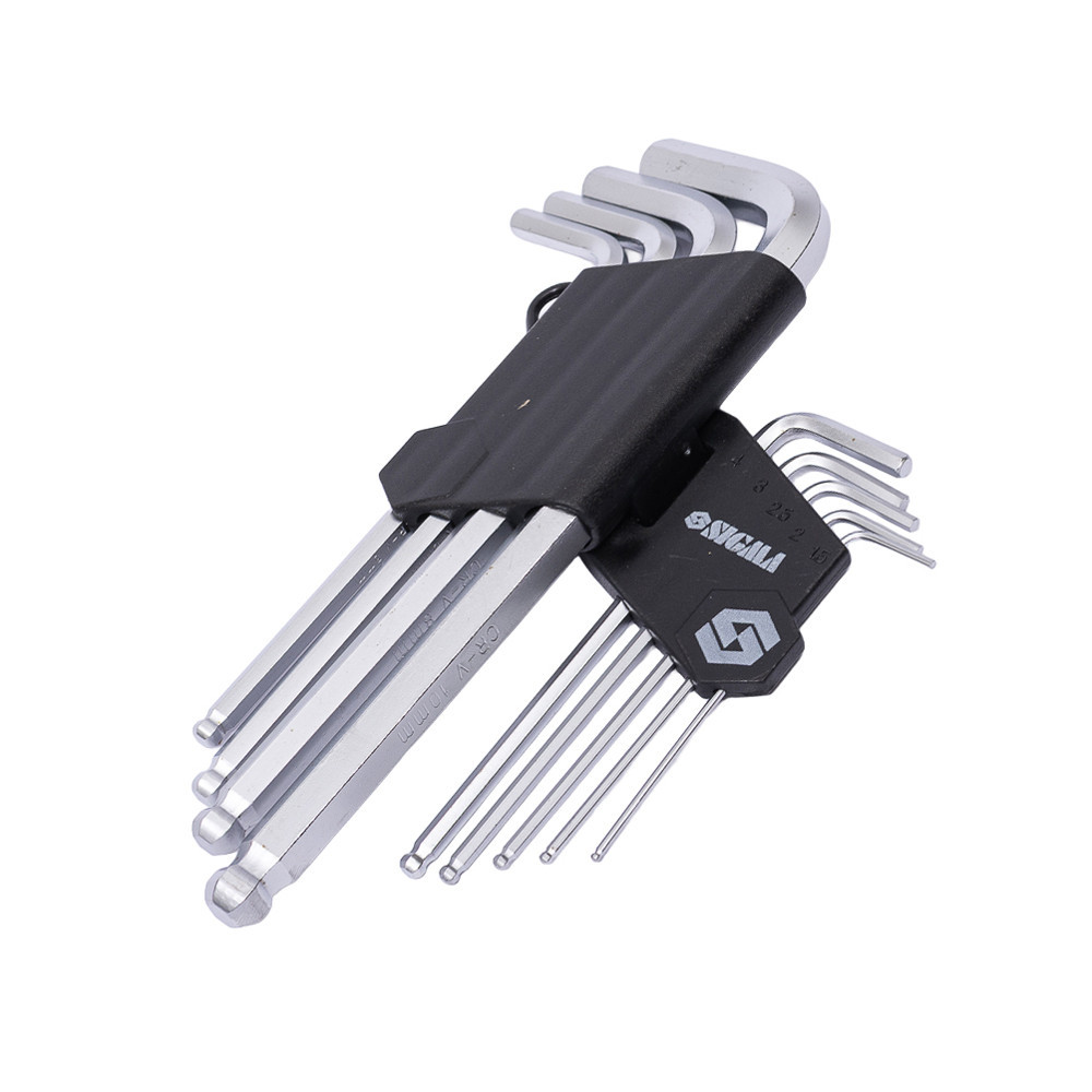 Ключі шестигранні 9шт 1.5-10мм CrV (середній шар) SIGMA (4022121) Рівне - фото 4