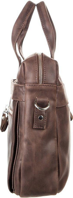 Сумка для ноутбука SHVIGEL 11020 Коричневая Киев - изображение 4