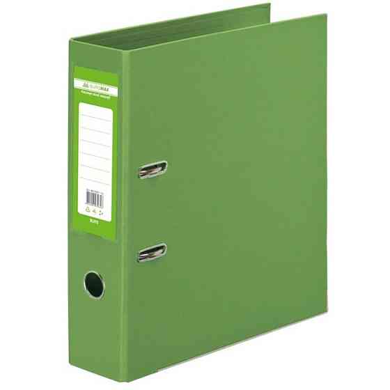 Папка - регистратор Buromax А4 double sided, 70мм, PP, light green, built-up (BM.3001-15с) Винница