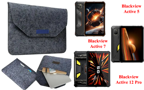 Сумка Wool из войлока для планшета Blackview Active 10 Pro Киев