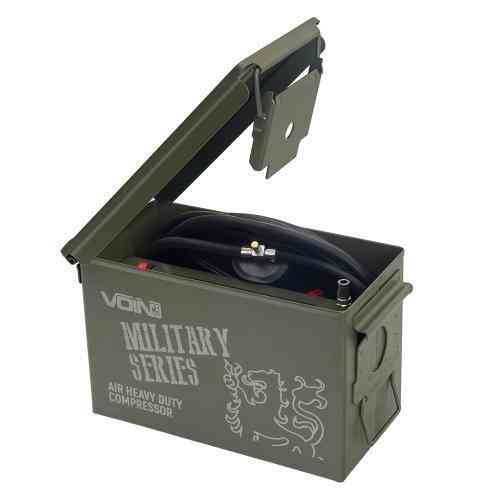 Автомобильный компрессор VOIN VM-070 Military Series, 150psi, 25А, 90л, с клеммами Харьков