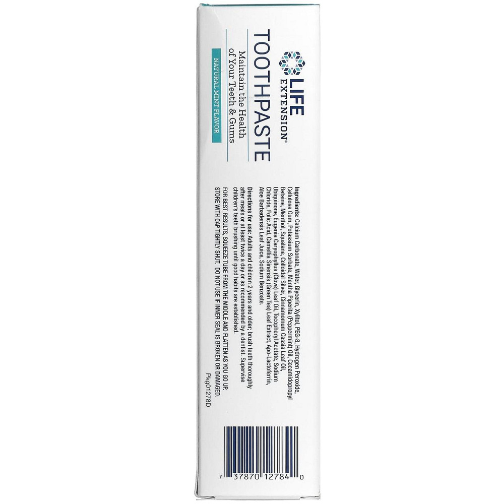 Зубная паста Life Extension Toothpaste 113.4 г с мятой Киев - изображение 3