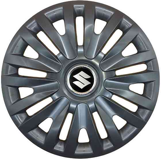Автомобильные модельные колпаки R14 SJS Suzuki 217 4шт, черные Винница