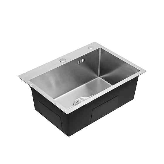 Кухонная мойка с нержавеющей стали Kroner KRP Derby - 58х43 HM Brush (2.5/0.5) Киев