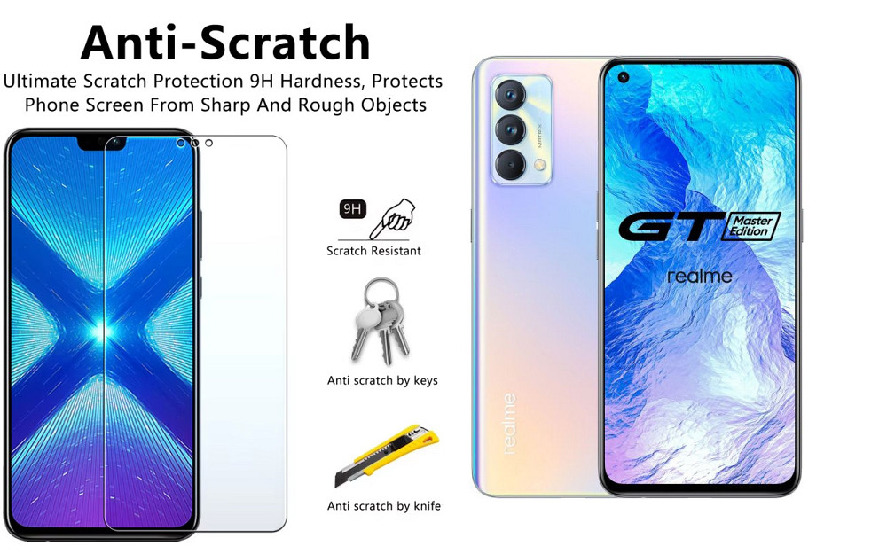 Защитное стекло NeoGlass для Realme GT Master Edition – ультрапрозрачное и устойчивое Киев - изображение 1