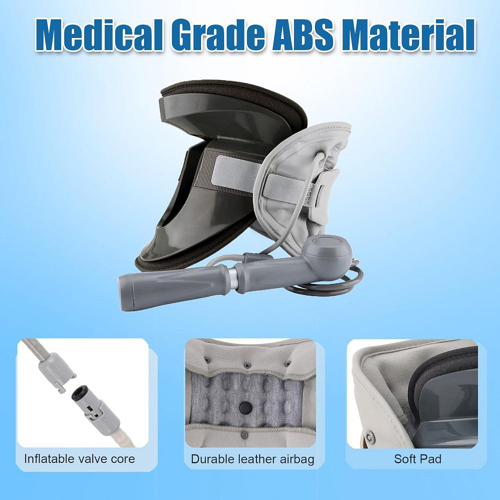 Шийний ортез для декомпресії шиї, вирівнювання хребта та зменшення тиску на міжхребцеві диски з повітряним насосом (товар вживаний) Луцьк - фото 2