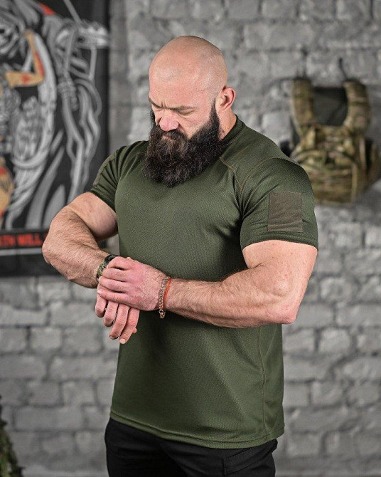 Футболка влагоотводящая commander oliva ВТ6242 Одесса - изображение 6