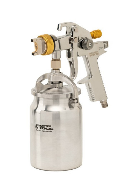 Фарбопульт MASTERTOOL HVLP НБ 1000 мл алюміній Ø1.8 мм 130-210 л/хв 3-4 бар тип С 80-8912 Рівне - фото 1