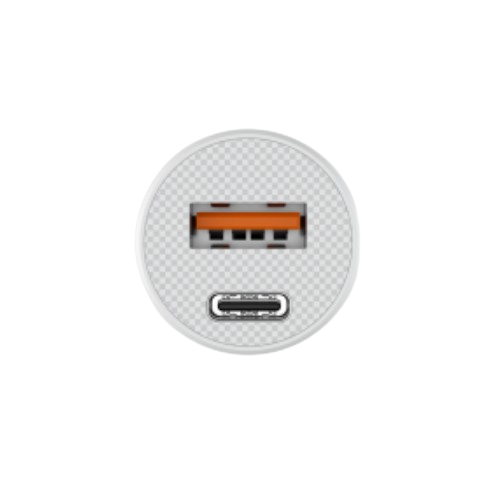 Автомобільний зарядний пристрій Havit HV-CC2022 USB+Type-C 20W білий Житомир